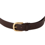 Genuine Full Grain Leather Belt - Casual Brown - 1502BR