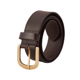 Genuine Full Grain Leather Belt - Casual Brown - 1502BR