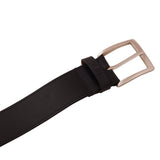 Genuine Full Grain Leather Belt - Casual Black - 1507BL