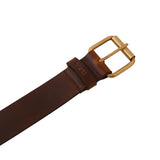 Genuine Full Grain Leather Belt - Oil Pull Up - Brown - 1551OLPL