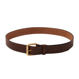 Genuine Full Grain Leather Belt - Oil Pull Up - Brown - 1551OLPL
