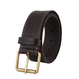 Genuine Full Grain Leather Belt - Contrast Stitching Brown - 1750BR