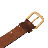 Genuine Full Grain Leather Belt - Oil Pull Up - Brown /Tan - 1752OLPL