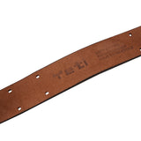 Genuine Full Grain Leather Belt - Oil Pull Up - Brown /Tan - 1752OLPL