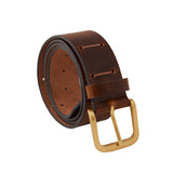 Genuine Full Grain Leather Belt - Oil Pull Up - Brown /Tan - 1752OLPL