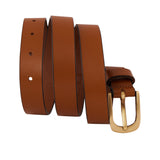 Genuine Full Grain Leather Belt - Woman's Classic Tan - 2300TN