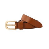 Genuine Full Grain Leather Belt - Woman's Classic Tan - 2300TN
