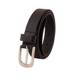 Genuine Full Grain Leather Belt - Woman's Classic Black - 2300BL