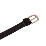 Genuine Full Grain Leather Belt - Woman's Classic Black - 2300BL