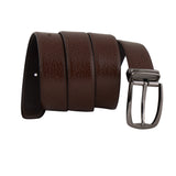 Genuine Full Grain Leather Belt - Classic Brown - 34CLBR