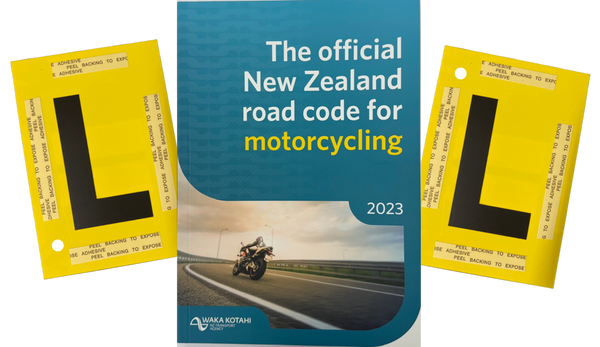 ROAD CODE FOR MOTORCYCLISTS (MOTORBIKE) WITH LEARNERS "L" PLATE - LATEST EDITION