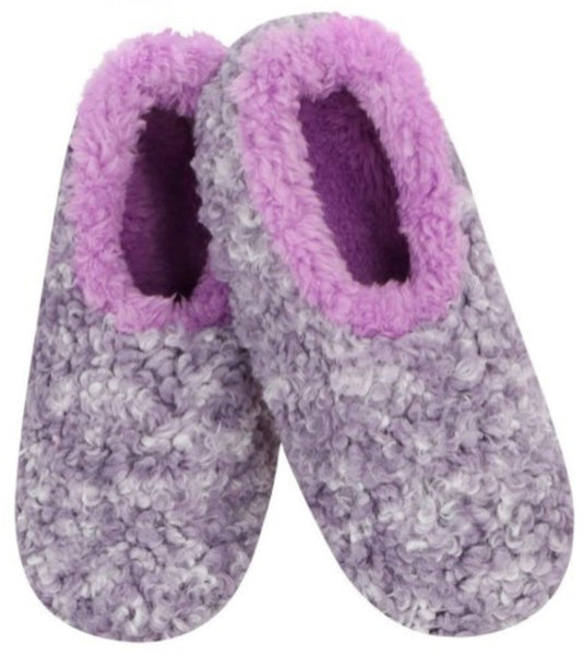 Slumbies - Women's Medium Curly Sue Lavender Foot Covering