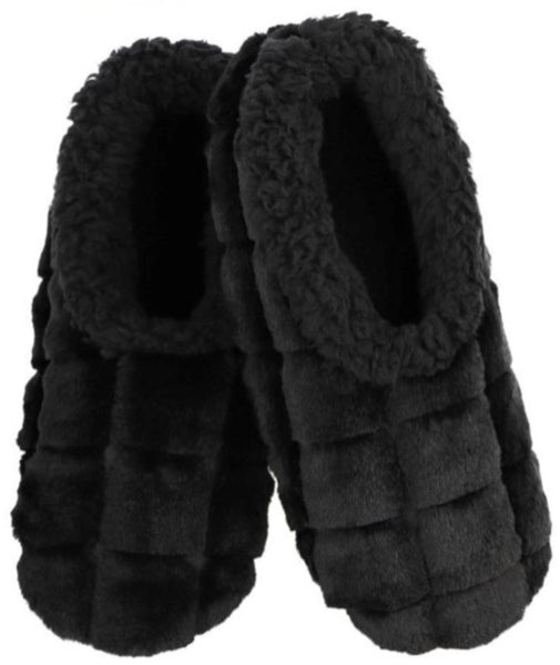 Slumbies - Women's Medium Ok Square Black Foot Covering