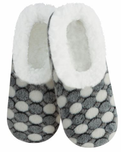 Slumbies - Women's Medium Spot The Dot Black Foot Covering
