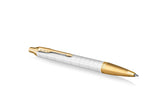 Parker IM Premium Pearl Gold Trim Ballpoint Pen