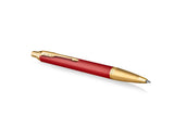 Parker IM Premium Red Gold Trim Ballpoint Pen