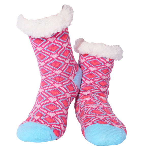 Nuzzles - Women's Heart - Blue Foot Covering