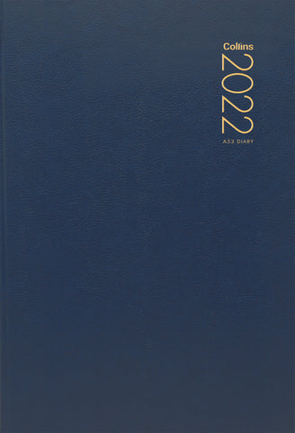COLLINS DIARY A53 NAVY EVEN YEAR