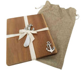 !!! Personalised Board with Spreader & Burlap Bag
