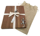 !!! Personalised Board with Spreader & Burlap Bag