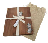 !!! Personalised Board with Spreader & Burlap Bag