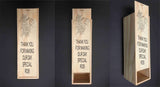 !!! Personalized Wooden - NZ Pine Single Wine Box