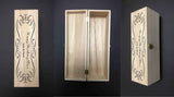 !!! Personalized Wooden Wine Box Hinge Lid