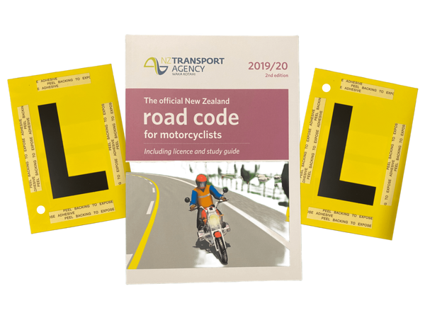 ROAD CODE FOR MOTORCYCLISTS (MOTORBIKE) WITH LEARNERS "L" PLATE - LATEST EDITION