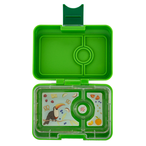 Lunchbox - Yumbox Bento Mini Snack Avocado Toucan Lunch-Snack Box