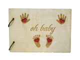 Baby Shower Guest Book With Oh Baby