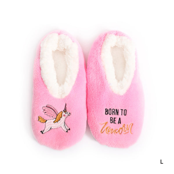 Sploshies - Kids Medium Duo Unicorn Foot Covering Slipper