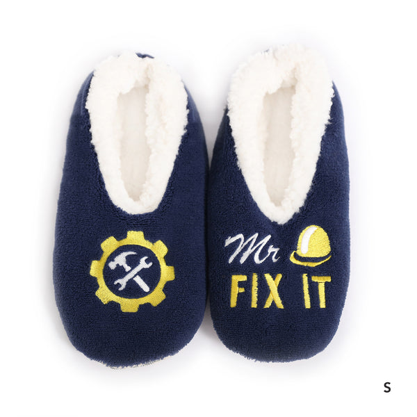 Sploshies - Men's Large Duo Mr Fix It Foot Covering Slipper