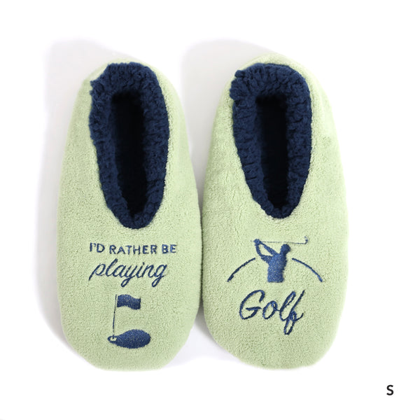 Sploshies - Men's Large Duo Play Golf Foot Covering Slipper