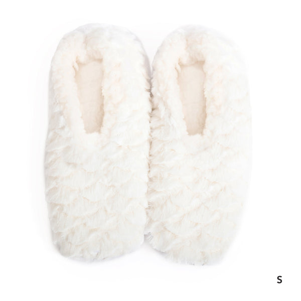 Sploshies - Women's Medium Petals White Foot Covering Slipper