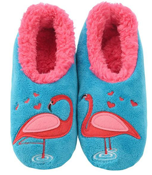 Slumbies - Women's Medium Pairables Flamingos Foot Covering