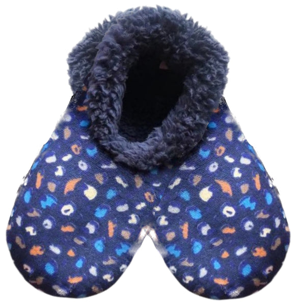 Slumbies - Women's Extra Large Rich Velour Blue Foot Covering