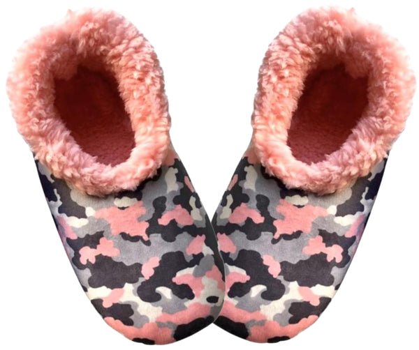 Slumbies - Women's Large Camo Peach Foot Covering