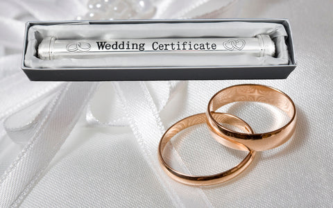 Wedding Certificate Holder
