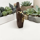 Woman's Genuine Leather Mini Rucksack - Brown
