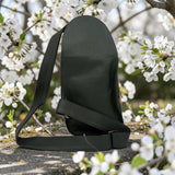 Woman's Genuine Leather Crossbody Sling Bag - Green