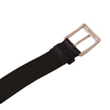 Genuine Full Grain Leather Belt - Single Side Black - 1253BL