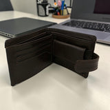 Men’s Everyday Button Tab Wallet - Brown