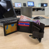 Men’s Everyday Button Tab Wallet - Brown