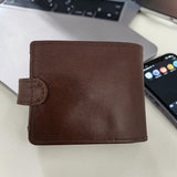 Men’s Everyday Button Tab Wallet - Cognac