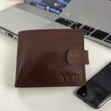Men’s Everyday Button Tab Wallet - Cognac