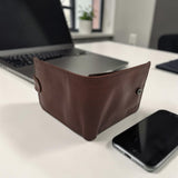 Men’s Everyday Button Tab Wallet - Cognac
