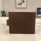 Men’s Button Tab Wallet with Coin Pocket - OLPL