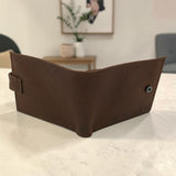 Men’s Button Tab Wallet with Coin Pocket - OLPL