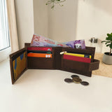 Men’s Button Tab Wallet with Coin Pocket - OLPL