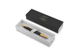 Personalised Parker IM Premium Black Gold Trim Ballpoint Pen